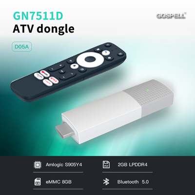 La CINA Il Dongle Google della scatola S905Y4 4K HD Smart TV di DDR4 2GB Android 11 TV ha certificato fornitore