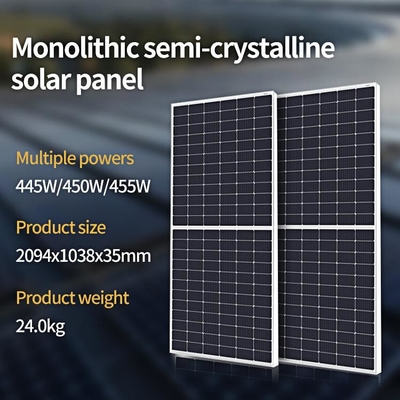 La CINA 330W - 460W Sistema di accumulo di energia solare Modulo fotovoltaico in silicio monocristallino a mezza cella fornitore